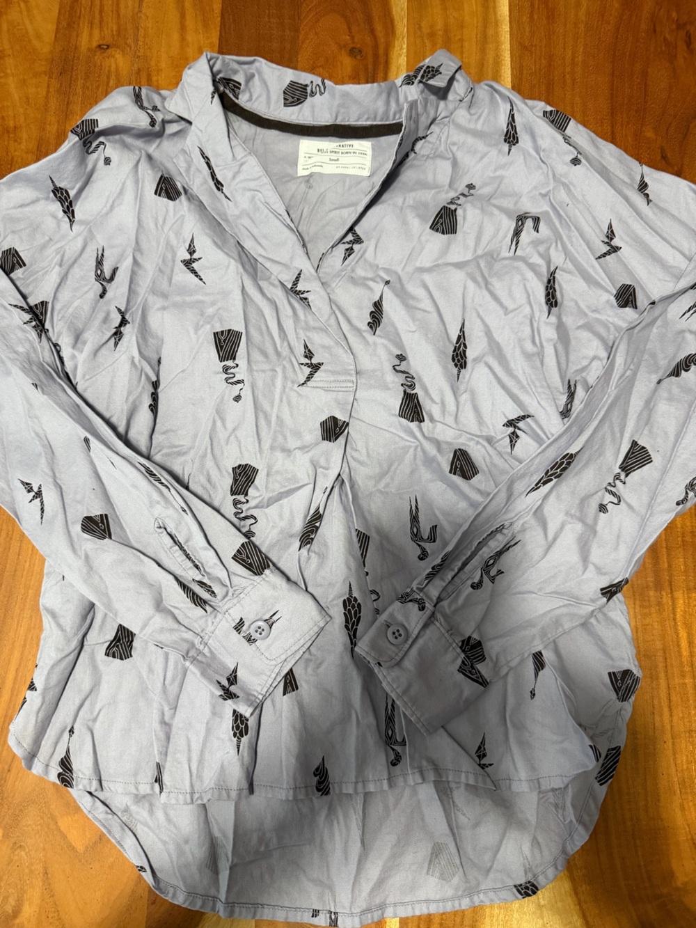 REI Long Sleeve Printed Top